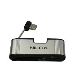 Nilox 10NXCR5123001 card reader USB 2.0 Grey