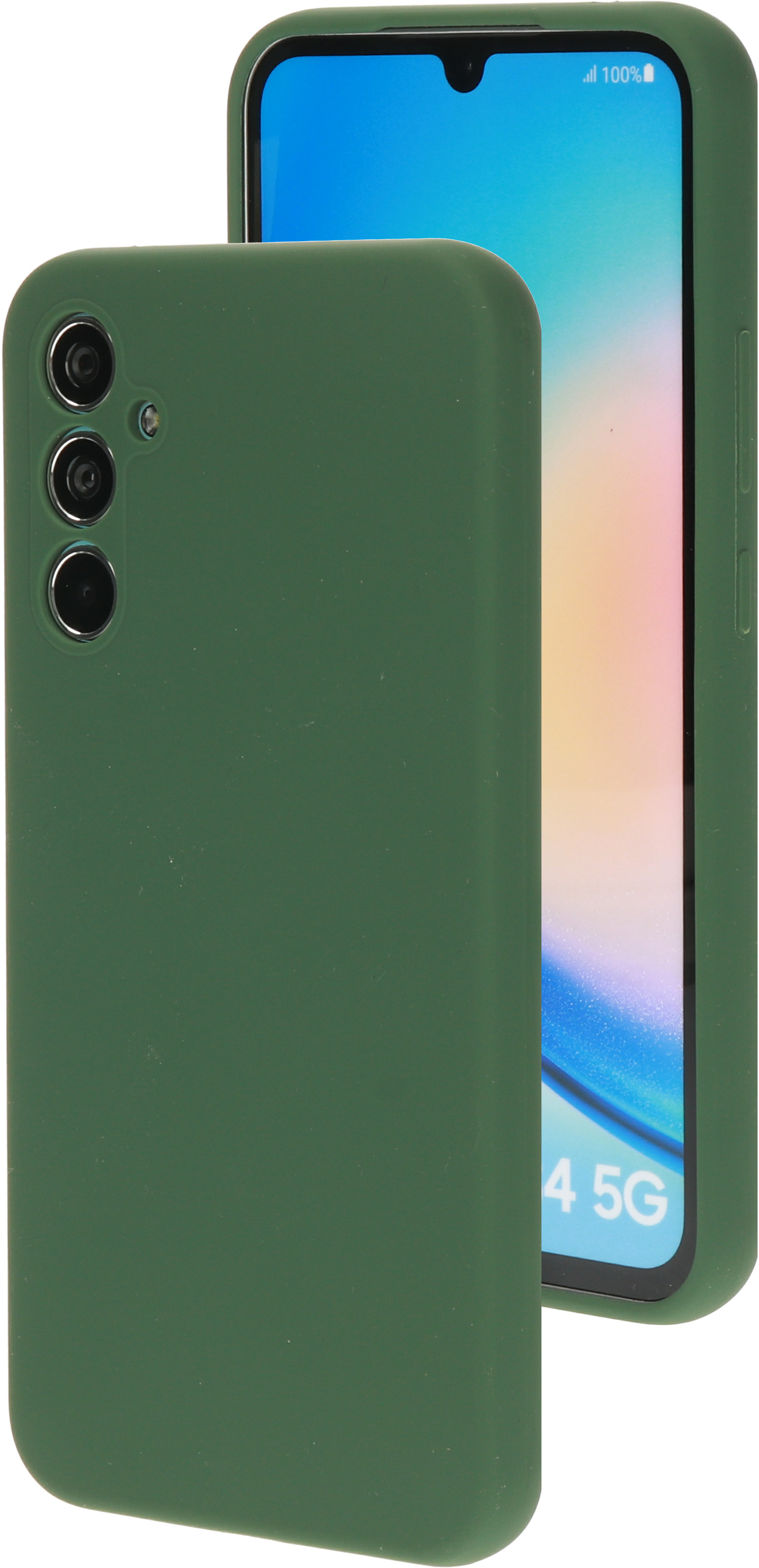 Mobiparts Silicone Cover Samsung Galaxy A34 (5G) Forest Green – image 1