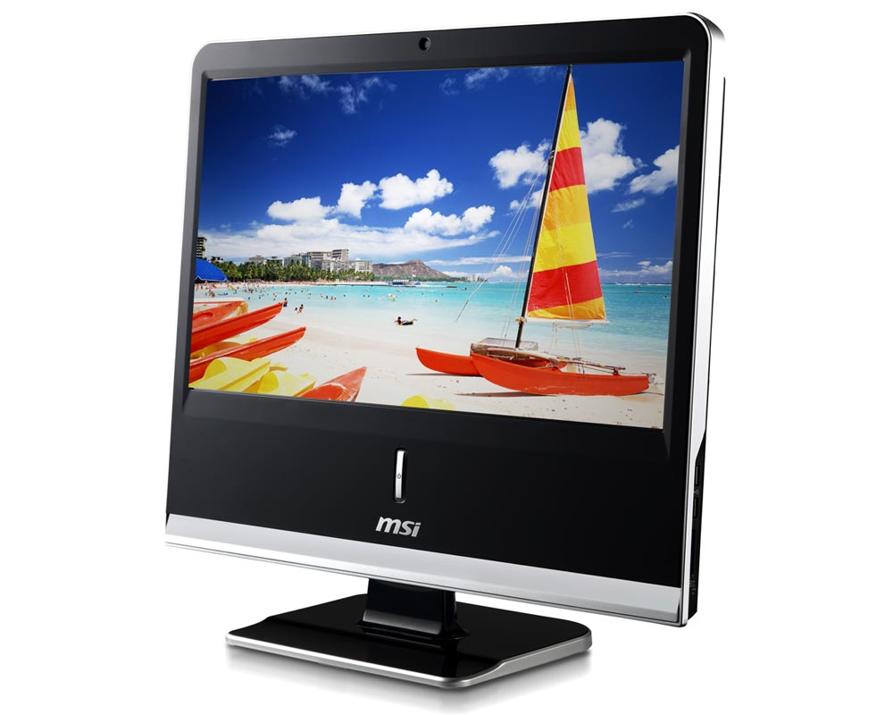 MSI AP1920-029CS All-in-One PC/workstation Intel Atom® D510 47 cm (18.5") 1366 x 768 pixels 2 GB DDR2-SDRAM 250 GB HDD Windows 7 Home Premium Black