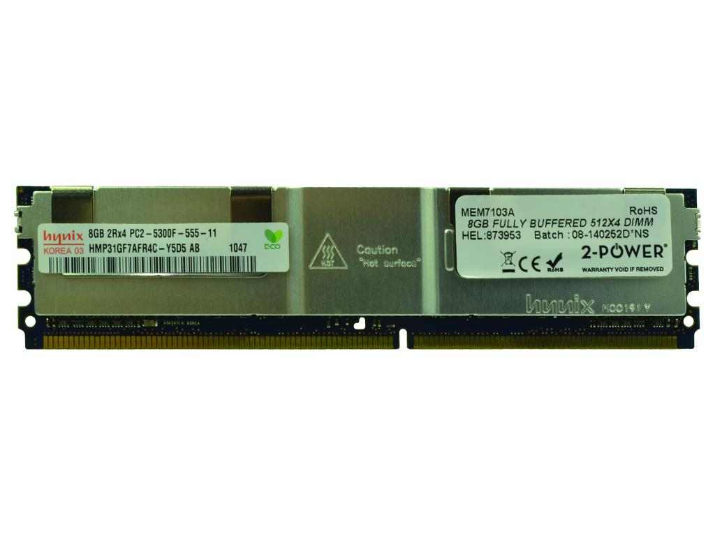 2-Power 8GB DDR2 667MHz ECC FB DIMM Memory - replaces 416474-001