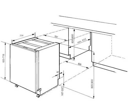 Whirlpool ADG9340/3 dishwasher Fully built-in 12 place settings – image 2