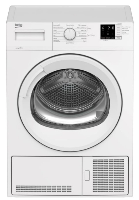 Beko SLP102W3 tumble dryer Freestanding Front-load