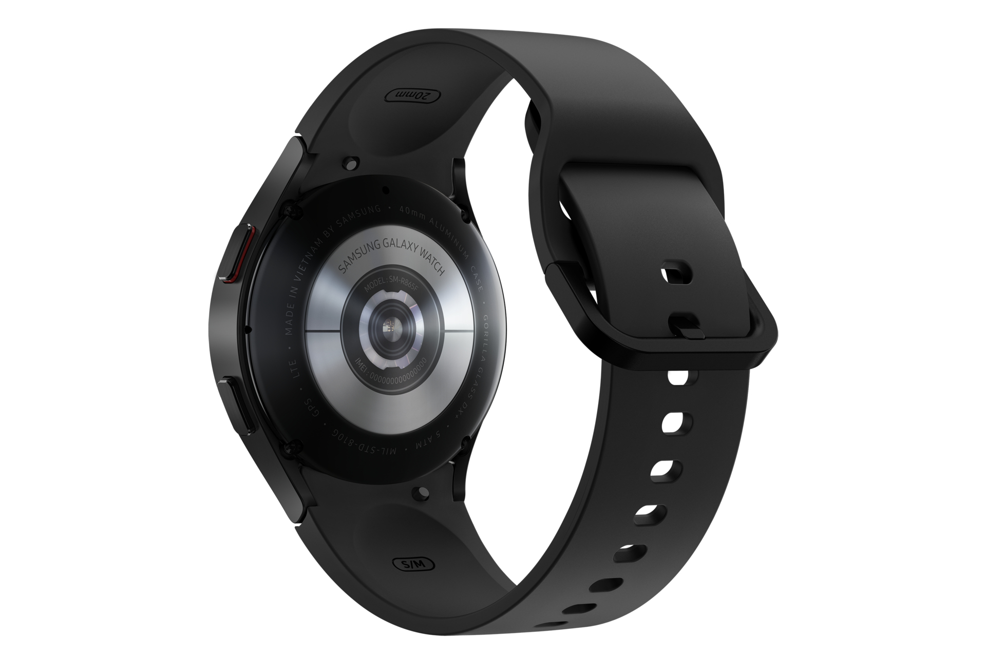 Samsung SM-R865F 3.05 cm (1.2") AMOLED 40 mm Digital 396 x 396 pixels Touchscreen 4G Black Wi-Fi GPS (satellite) – image 4
