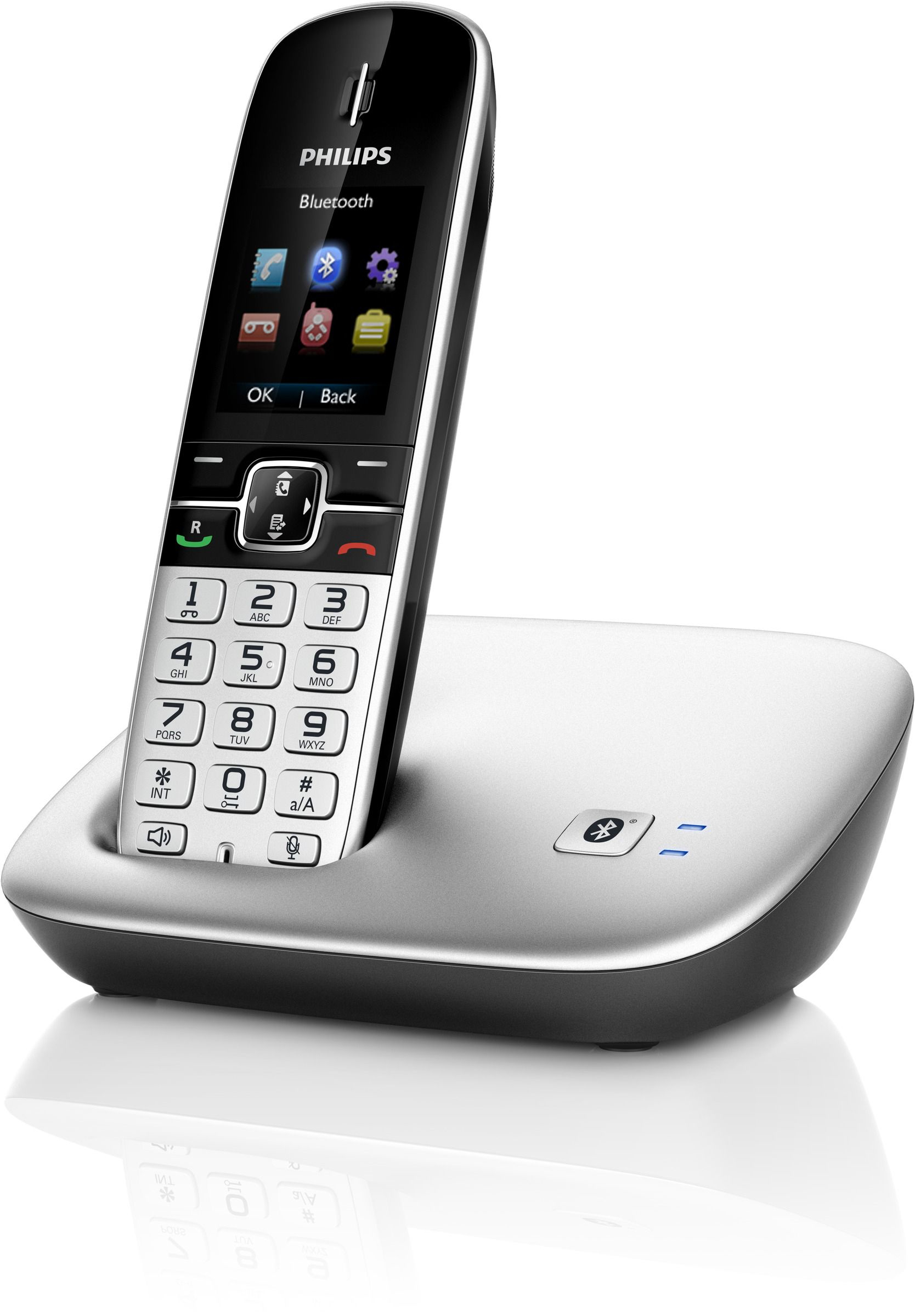 Philips MobileLink S8A/38 telephone DECT telephone Caller ID Silver – image 1