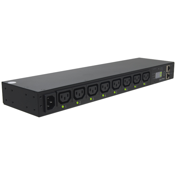 CyberPower PDU15SWHVIEC8FNET power distribution unit (PDU) 8 AC outlet(s) 1U Black – image 2