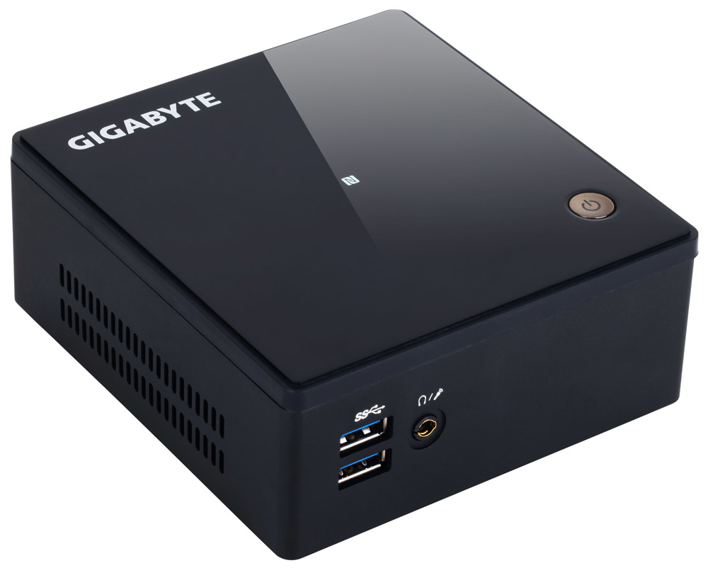 GIGABYTE GB-BXI7H-5500 PC/workstation barebone UCFF Black i7-5500U BGA 1168 – image 1