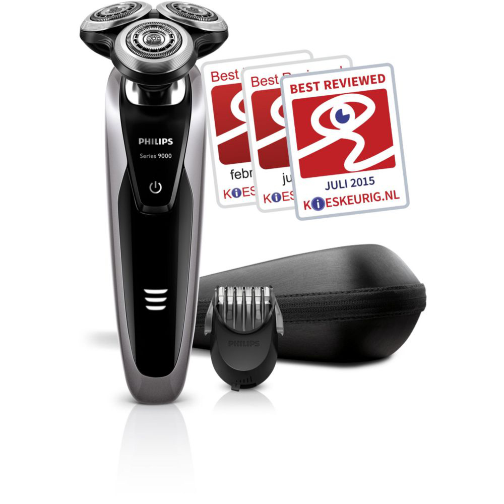 Philips SHAVER Series 9000 S9111/41 men's shaver Rotation shaver Black, Grey