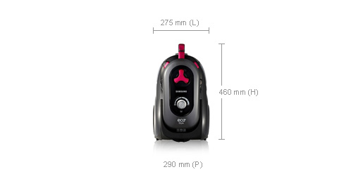 Samsung SC86G0 2.5 L Cylinder vacuum Dry 1400 W Bagless – image 2