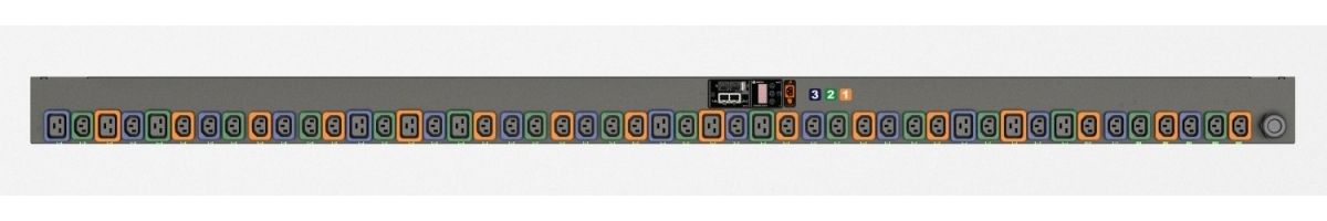 Vertiv Geist MNS3EHW0-48PZB3-2PS56B0A10-S-A power distribution unit (PDU) 48 AC outlet(s) 0U Black