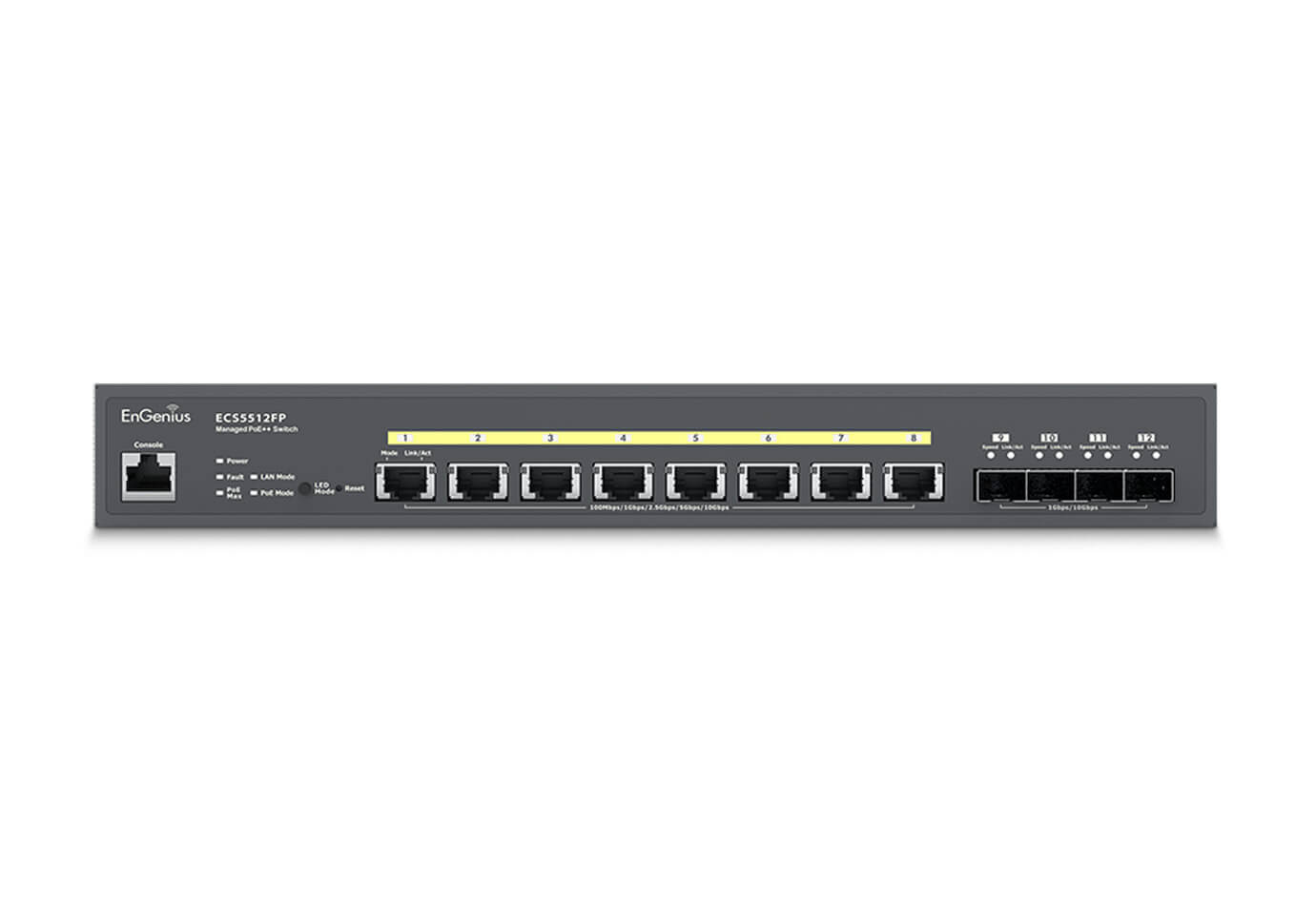EnGenius Cloud Managed Switch 8-port 10GbE PoE.af/at/bt – image 2