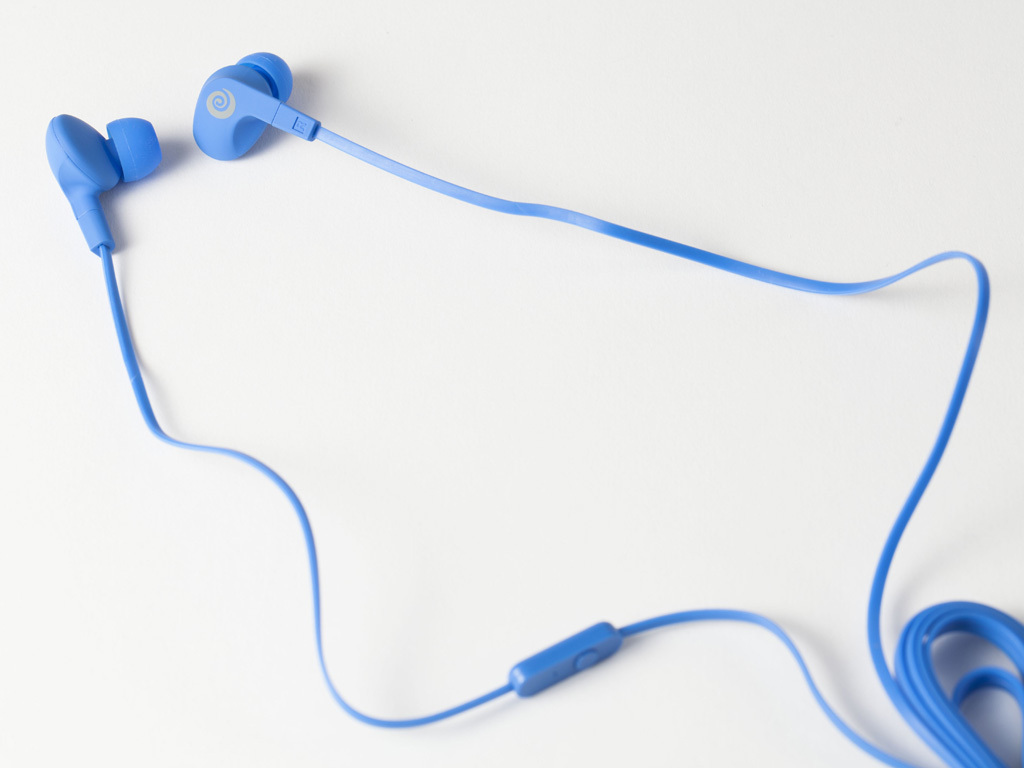 CoolBox AirSport Headset Wired In-ear Blue – image 3