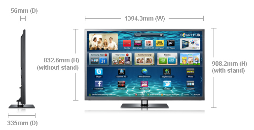 Samsung PS60E6500EU 152.4 cm (60") Full HD Wi-Fi Titanium – image 6
