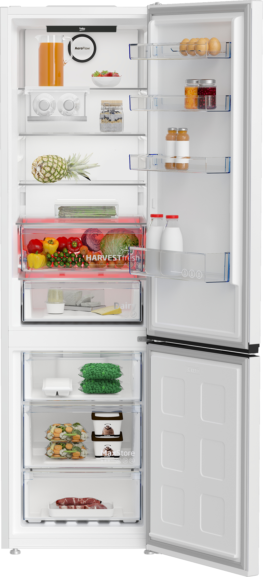 Beko B5RCNA406HW fridge-freezer Freestanding – image 4