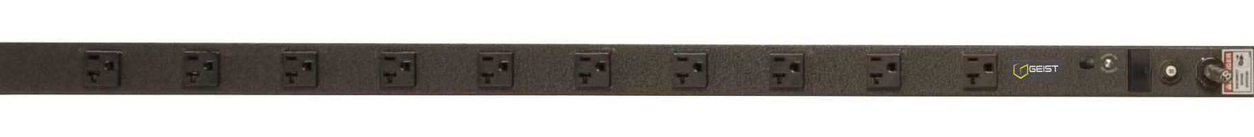 Vertiv Geist NSVAN100-102S20TL power distribution unit (PDU) 10 AC outlet(s) 0U Black