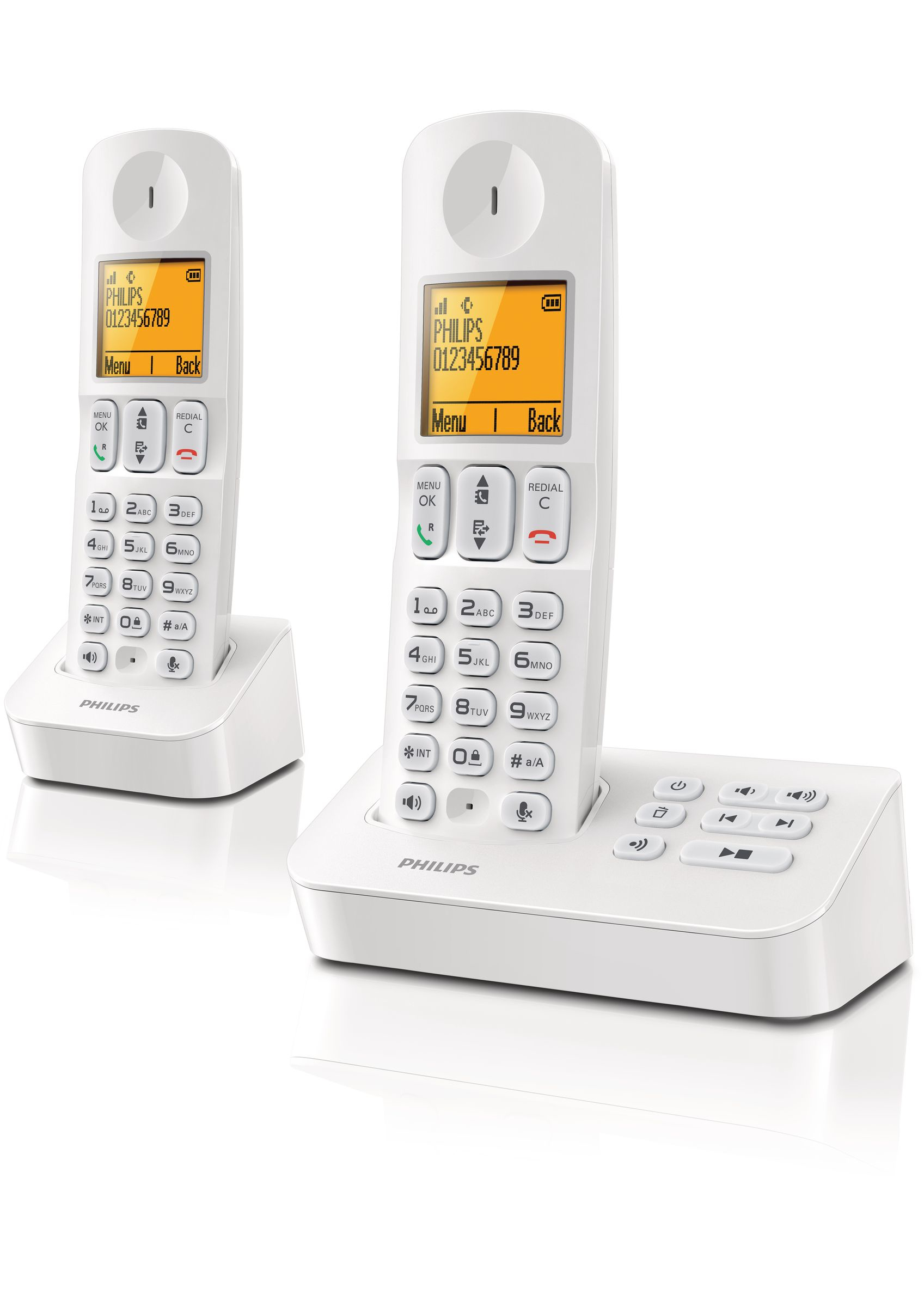 Philips D4052W/53 telephone DECT telephone Caller ID White