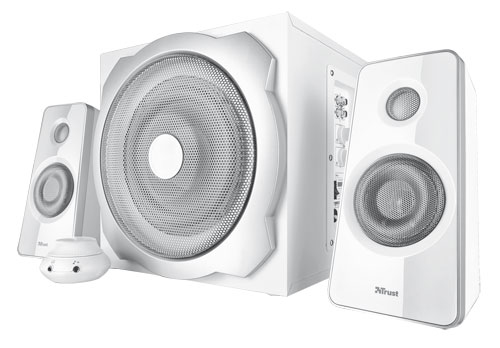 Trust Tytan 2.1 speaker set 60 W PC White 2.1 channels image 5