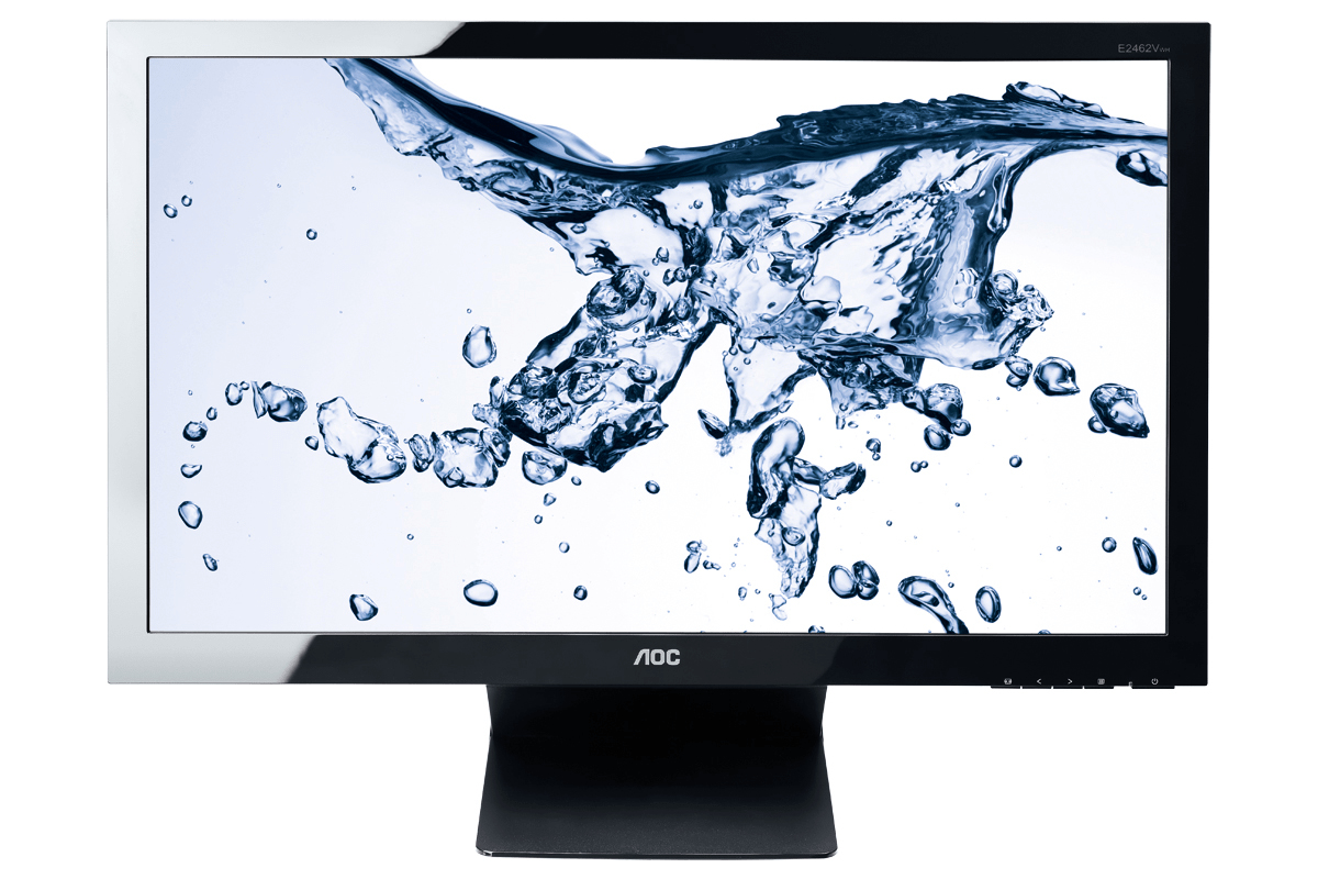 AOC E2462VWH computer monitor 59.9 cm (23.6″) 1920 x 1080 pixels Full HD Black image 5