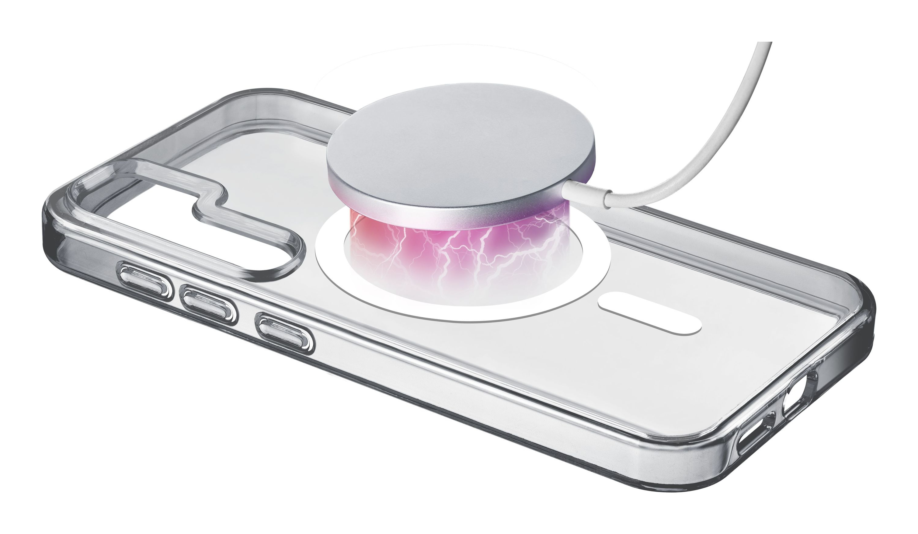 Cellularline Gloss Mag - Galaxy S25 Custodia magnetica compatibile con ecosistema Magsafe