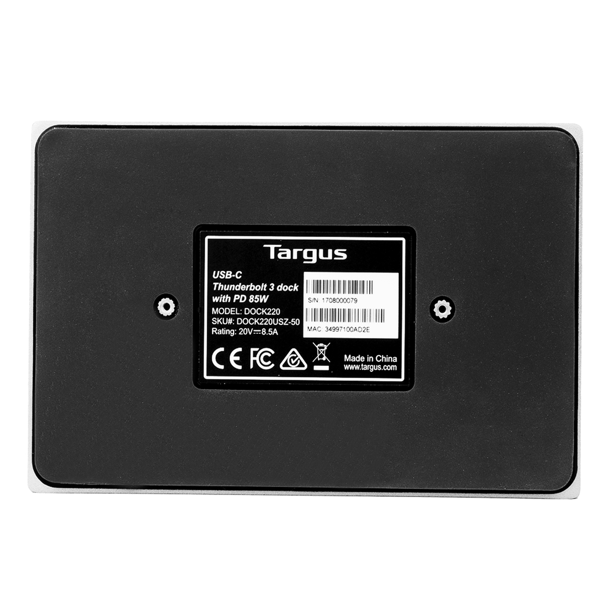 Targus DOCK220USZ laptop dock/port replicator Black, Grey – image 5