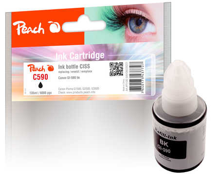 Peach 320221 ink cartridge 1 pc(s) Compatible Standard Yield Black
