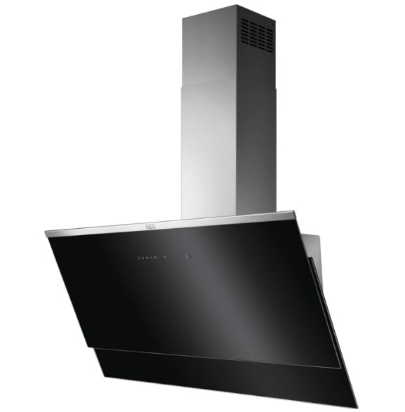 AEG DVE5971HG Wall-mounted Black, Stainless steel 700 m³/h