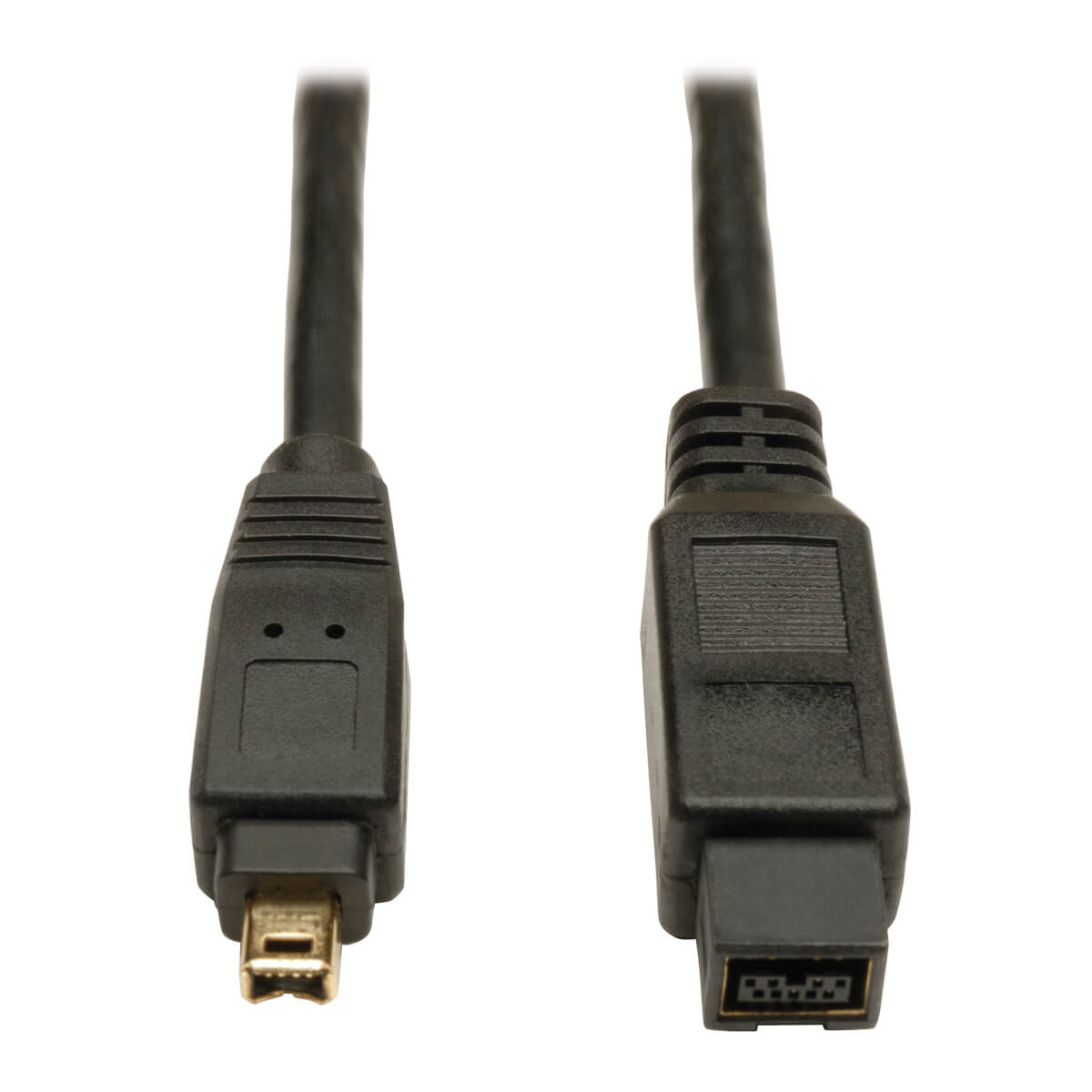 Tripp Lite 6ft Hi-Speed FireWire IEEE Cable-800Mbps with Gold Plated Connectors 9pin/4pin M/M 6' - IEEE 1394 cable - FireWire 800 (M) to 4 pin FireWire (M) - 6 ft - molded - black