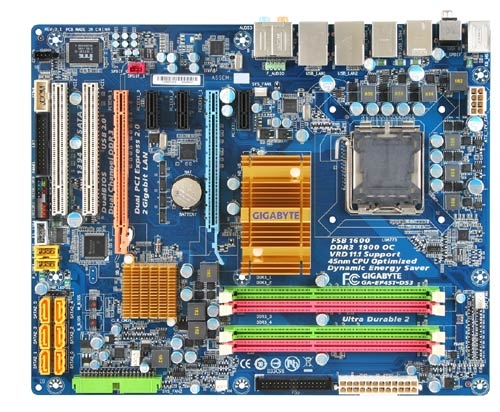 GIGABYTE GA-EP45T-DS3 motherboard LGA 775 (Socket T) ATX – image 1