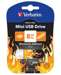 Verbatim 8GB Elements Edition - Fire – image 2