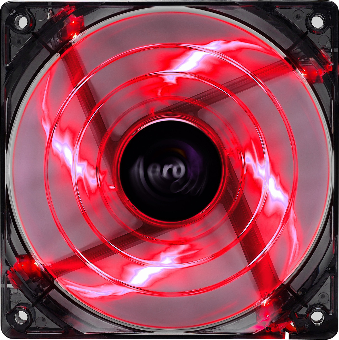 Aerocool Shark 14cm Computer case Fan 4 cm Black, Red image 2