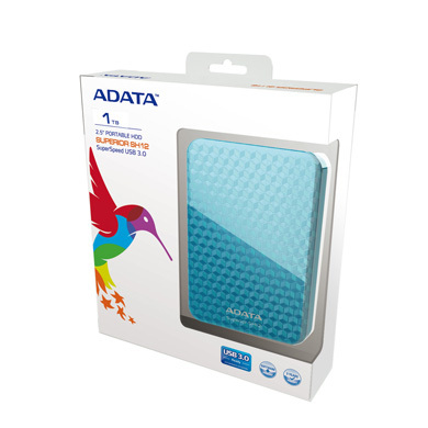 ADATA 1TB SH12 external hard drive 2.5″ Micro-USB B 3.2 Gen 1 (3.1 Gen 1) Blue image 2