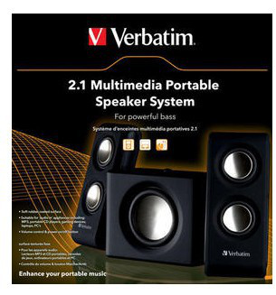 Verbatim 49092 speaker set 3 W Universal Black 2.1 channels image 3
