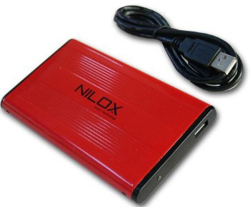 Nilox Pocket 500gb “F1 Line” Red external hard drive 5400 RPM 2.5″ image 2