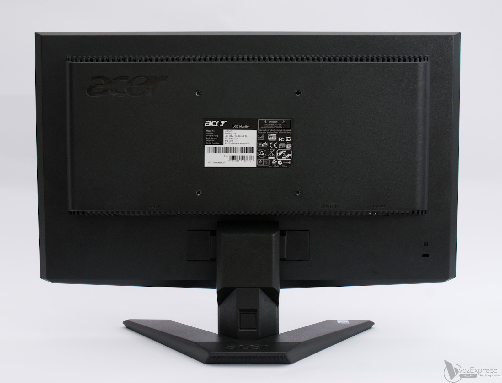 Acer X193HQLAB computer monitor 47 cm (18.5″) 1366 x 768 pixels Black image 4
