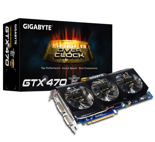 GIGABYTE GV-N470SO-13I graphics card NVIDIA GeForce GTX 470 1.25 GB GDDR5 image 2