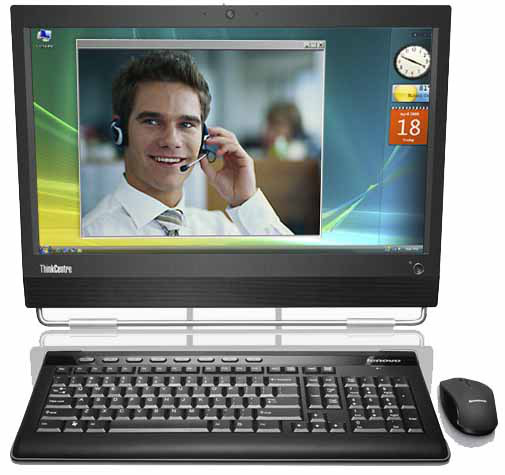 Lenovo ThinkCentre M90z Intel® Core™ i5 i5-650 58.4 cm (23″) 1920 x 1080 pixels 4 GB DDR3-SDRAM 500 GB Windows 7 Professional Black image 3