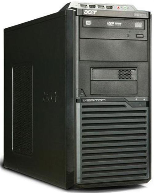 Acer Veriton M275 Intel® Pentium® E5700 2 GB DDR3-SDRAM 320 GB Intel® GMA X4500 Windows 7 Professional Tower PC Black image 3