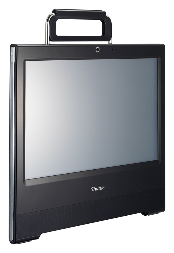 Shuttle XPC X 5020TA Plus Intel Atom® D525 39.6 cm (15.6″) 1366 x 768 pixels Touchscreen All-in-One PC 2 GB DDR3-SDRAM 320 GB HDD Windows 7 Home Premium Black image 3