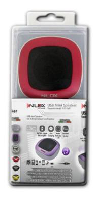 Nilox NX-SW1 Mono portable speaker Red 2 W image 4
