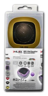Nilox NX-SW1 Mono portable speaker Yellow 2 W image 2