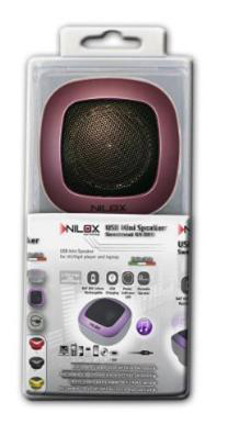 Nilox NX-SW1 Mono portable speaker Pink 2 W image 4