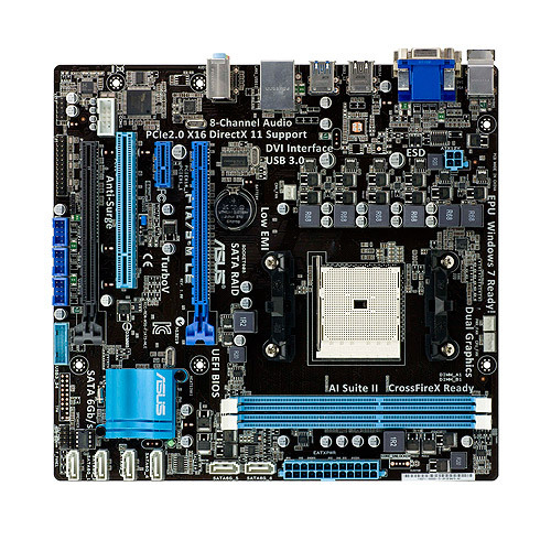ASUS F1A75-M LE AMD Hudson D3 Socket FM1 micro ATX image 3