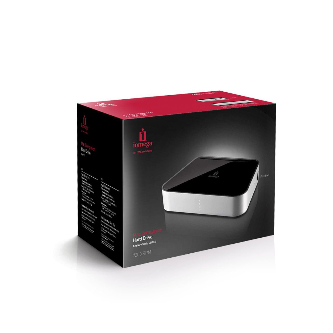 Iomega Mac Companion 2TB external hard drive 7200 RPM USB 2.0 Black, Silver image 2