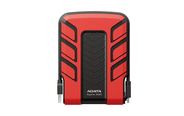 ADATA 1TB SH93 external hard drive 2.5″ USB 2.0 Red image 2