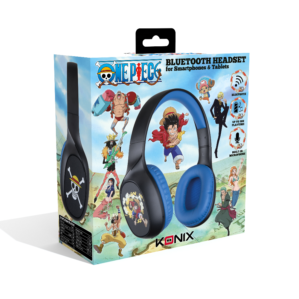 Konix 82521120668 headphones/headset Wired & Wireless Head-band Gaming Bluetooth Black, Blue – image 6