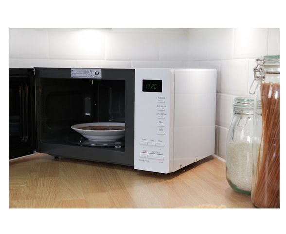 LG MS2354JAS microwave White Countertop – image 3