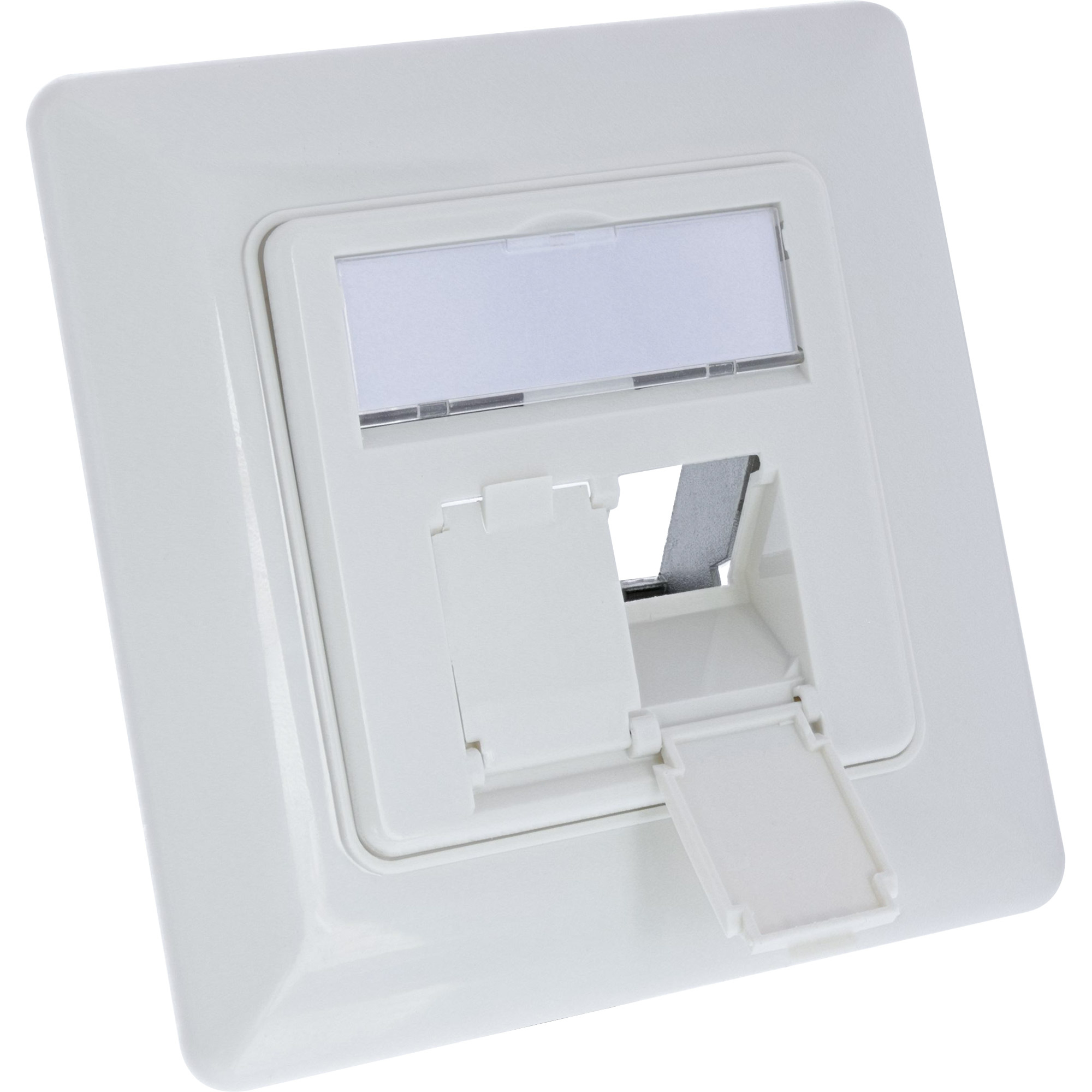InLine 76202U Placca copripresa e copri interruttori Bianco
