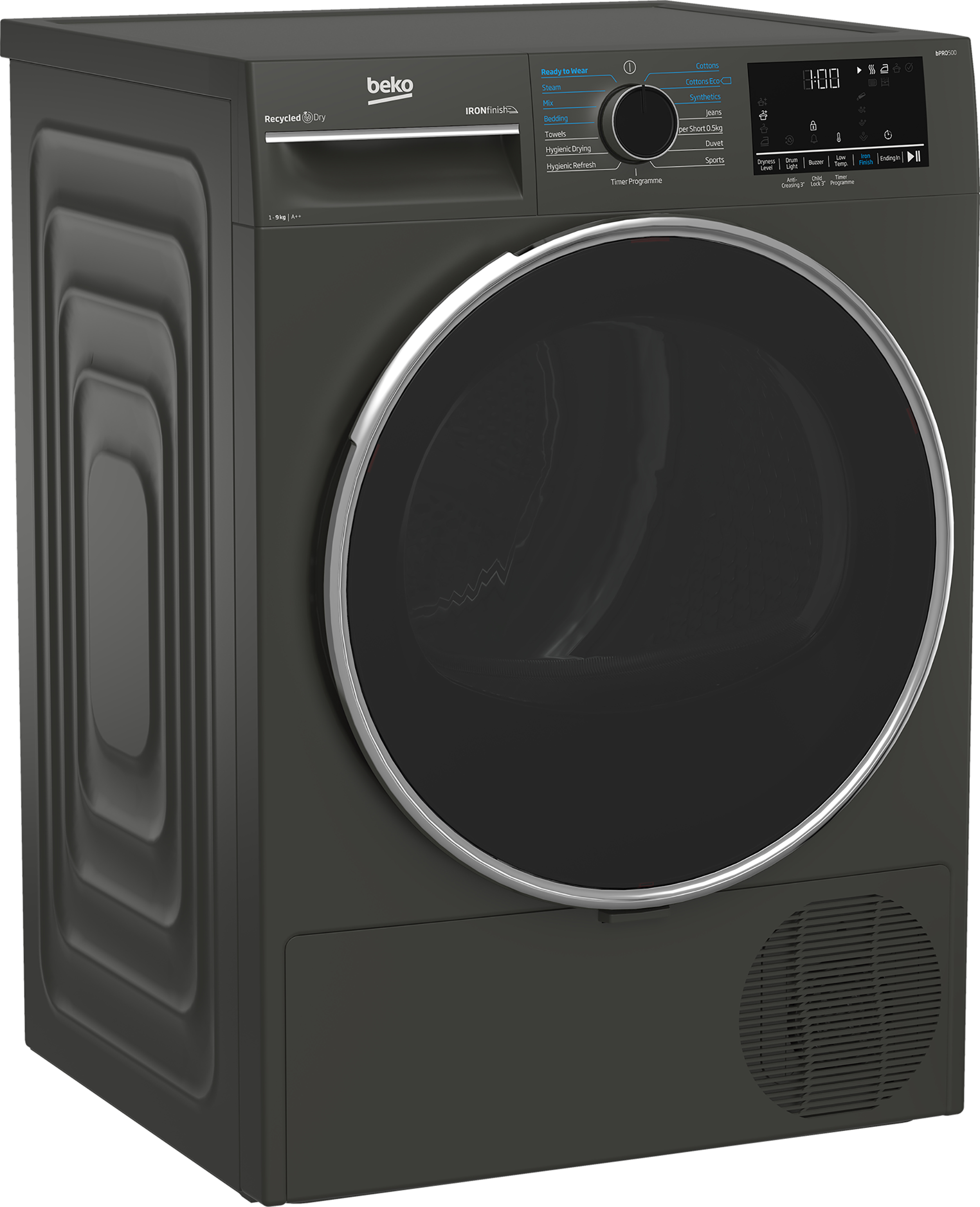 Beko B5T4923IG 9kg Heat Pump Tumble Dryer with IronFinish™ – image 2