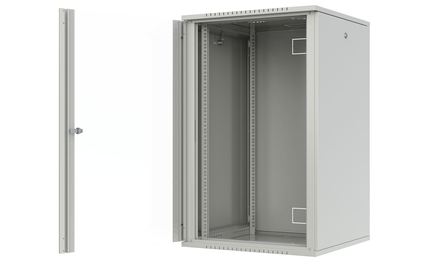 Lanview RWF20U66WH rack cabinet 20U Wall mounted rack White – image 2