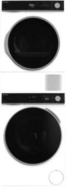 Sharp 291417 washer dryer Freestanding Front-load White – image 2