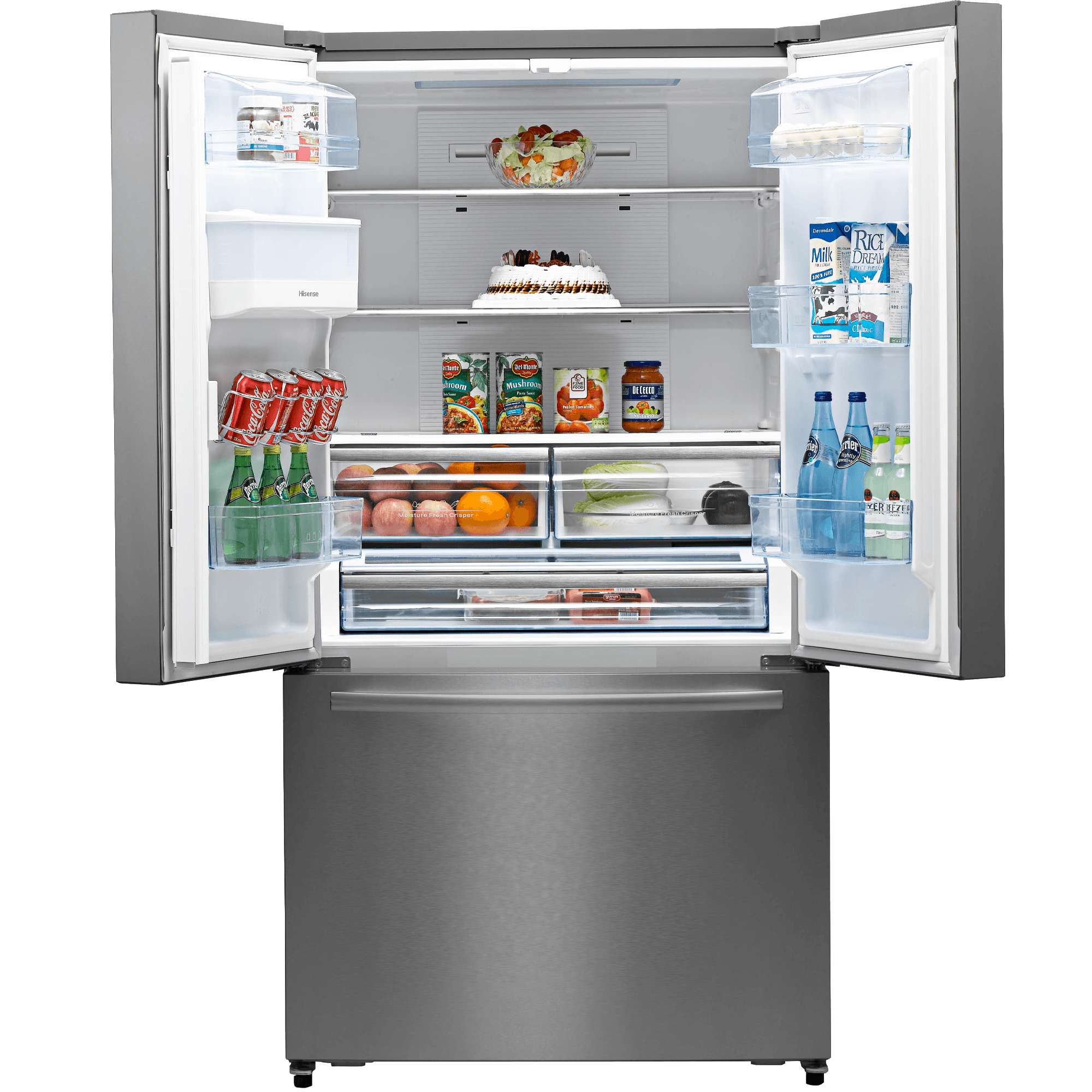 Hisense RF697N4ZSF side-by-side refrigerator Freestanding – image 3